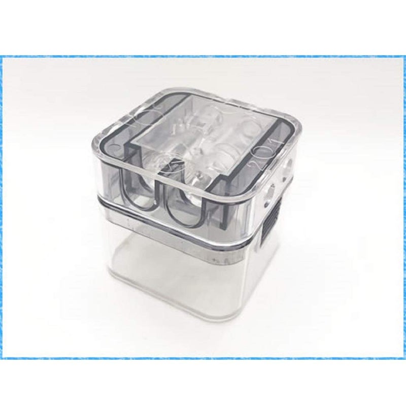 Kitaboshi Innovated Professional Pencil Sharpener with 2 built-in blades to shave the wood/core (63402)", clear - Image 2